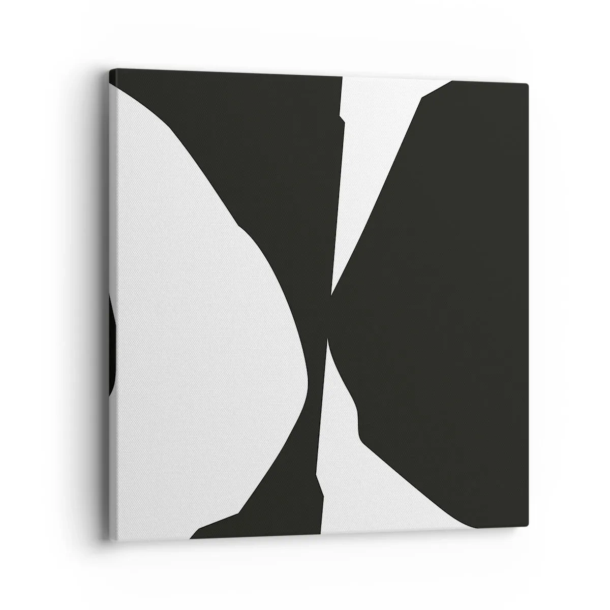 Bild auf Leinwand - Leinwandbild - Positiv negativ - 40x40 cm