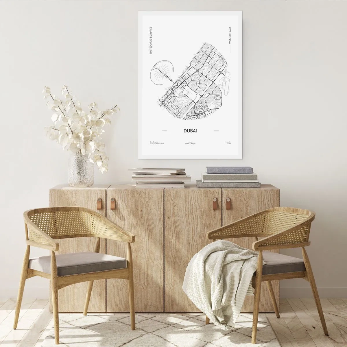 Poster - Anatomie von Dubai - 30x40 cm