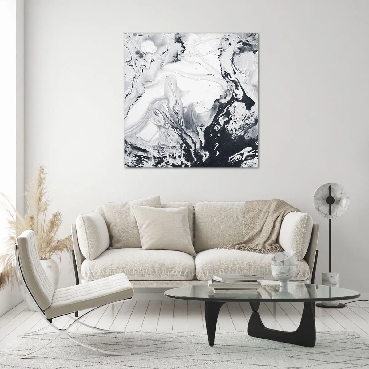 Glasbild - Bild auf glas - Das Innere der Erde - 30x30 cm