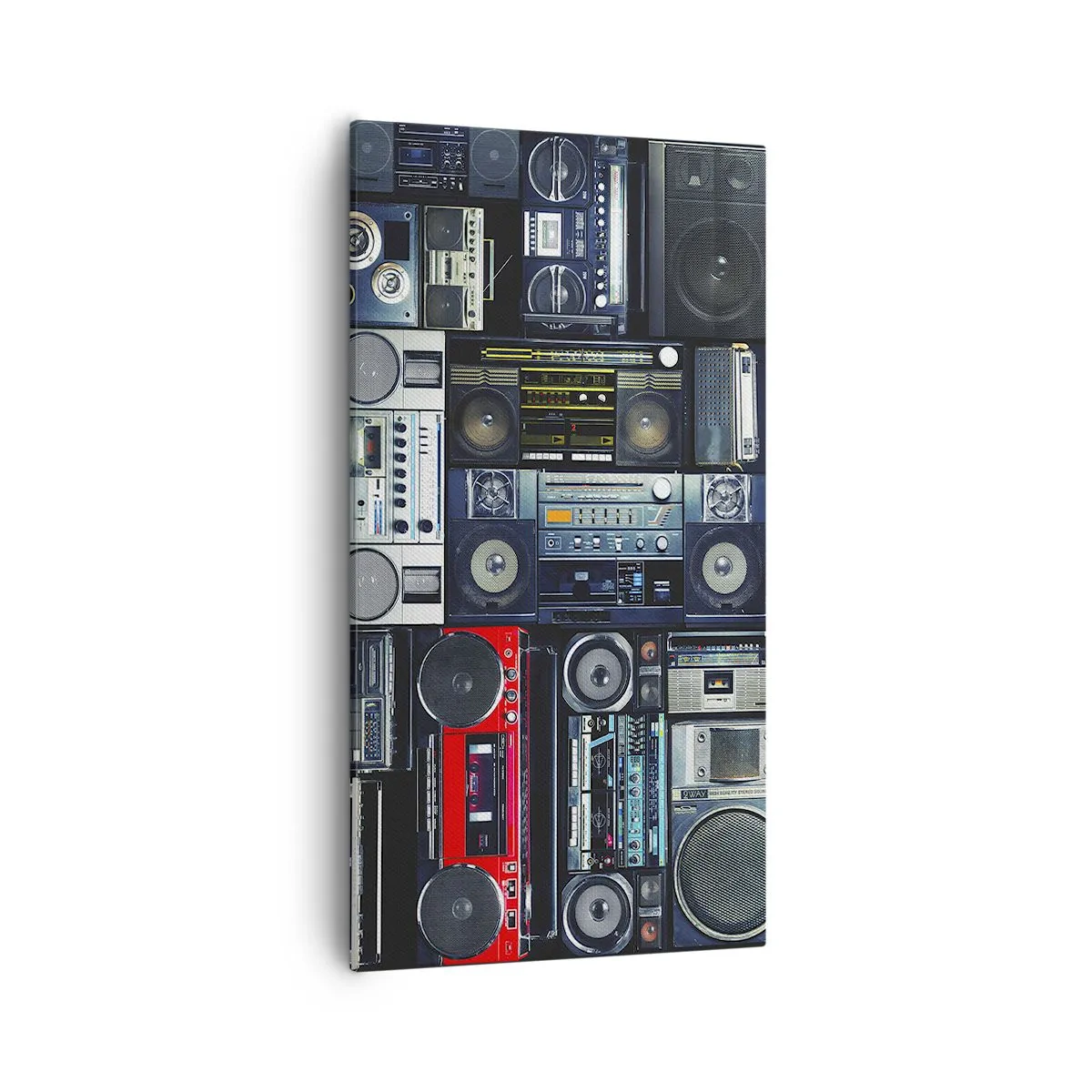 Bild auf Leinwand - Leinwandbild - Sehnsucht nach den 1980er Jahren - 55x100 cm