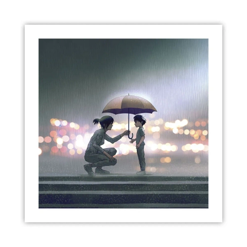 Poster - Und jetzt ist alles in Ordnung - 50x50 cm