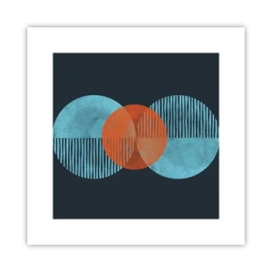 Poster - Symmetrische Komposition - 30x30 cm
