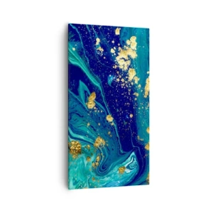 Bild auf Leinwand - Leinwandbild - Die Blütenblätter der Sonne - 55x100 cm