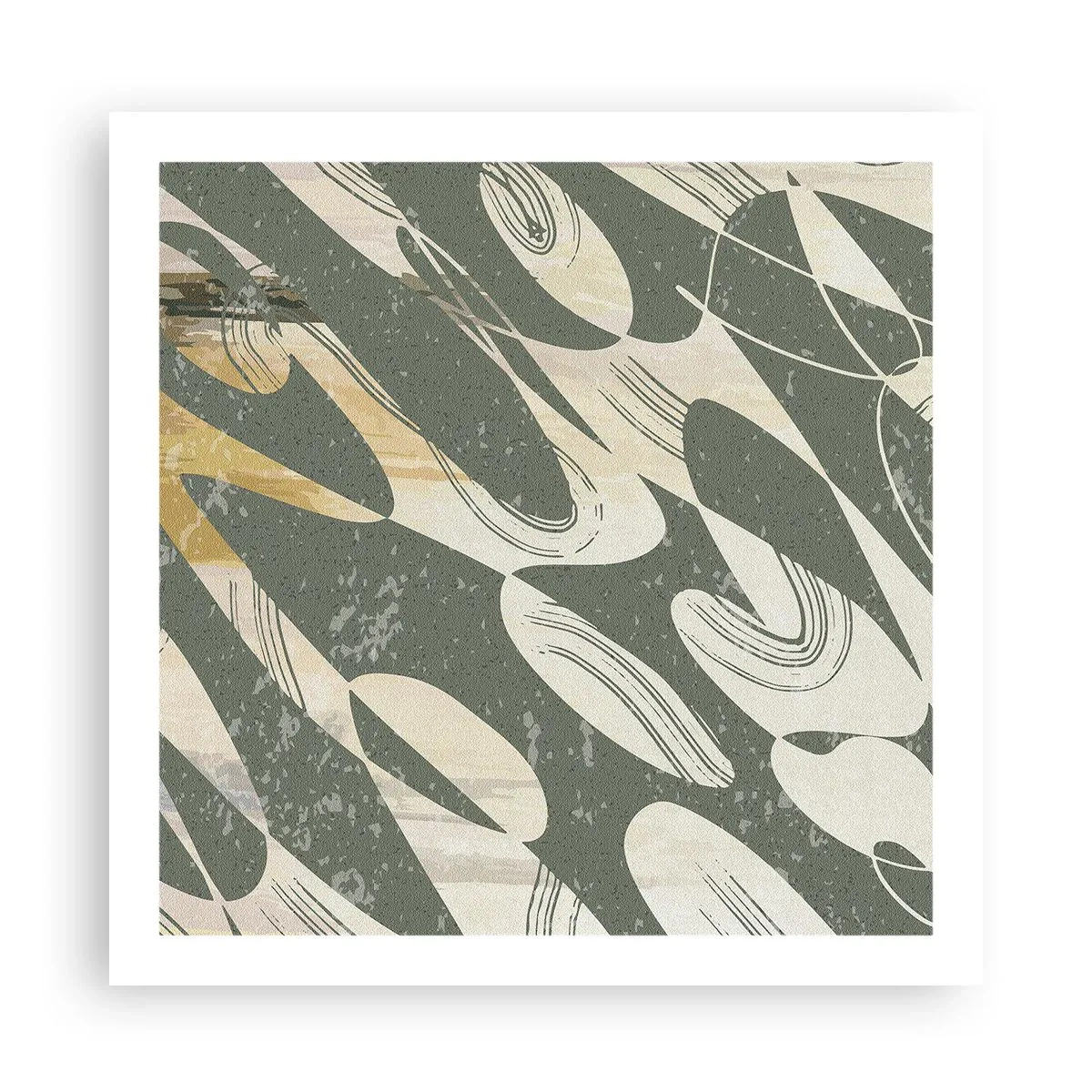 Poster - Rhythmische Abstraktion - 60x60 cm