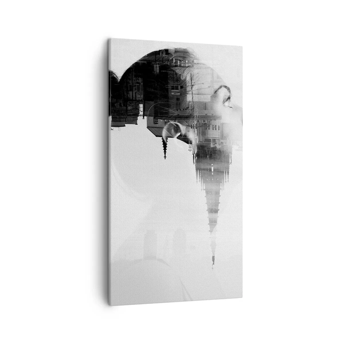 Bild auf Leinwand - Leinwandbild - Auf beiden Seiten des Glases - 45x80 cm