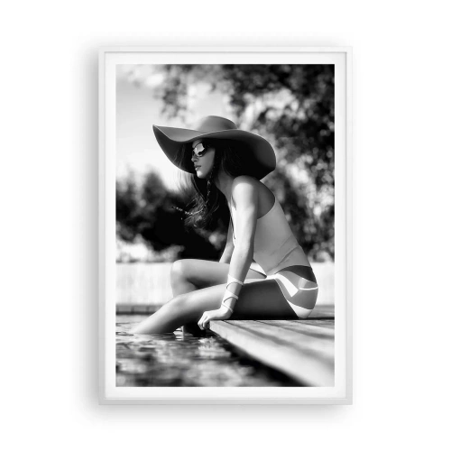 Poster in einem weißen Rahmen - Sommertraum - 70x100 cm