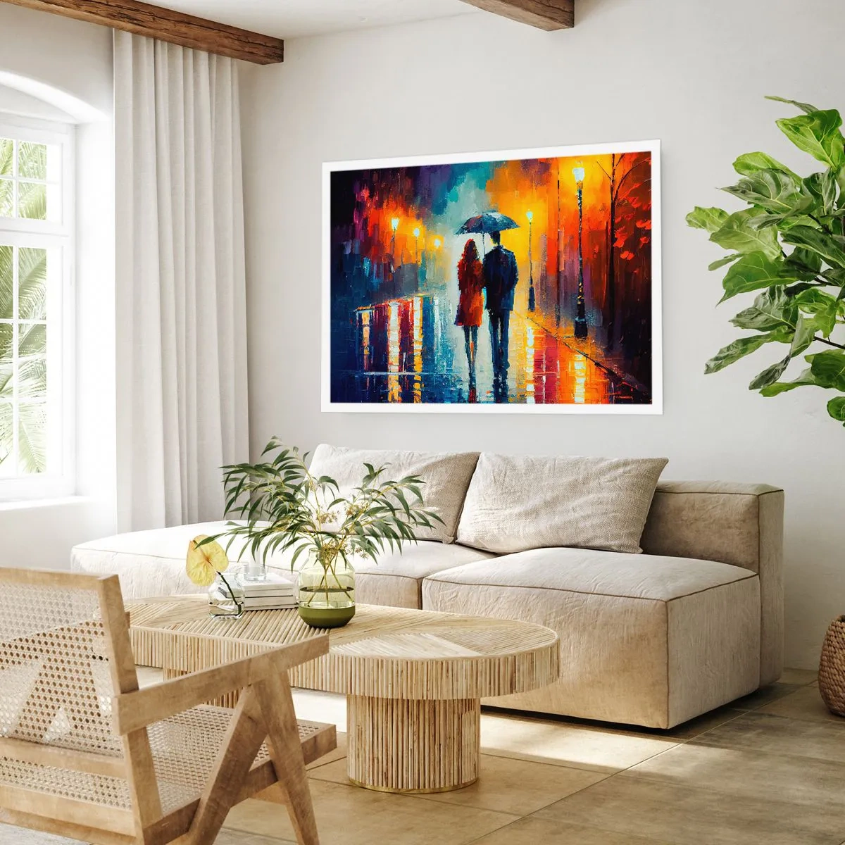 Poster - Gemeinsam – eine bunte Nacht - 91x61 cm