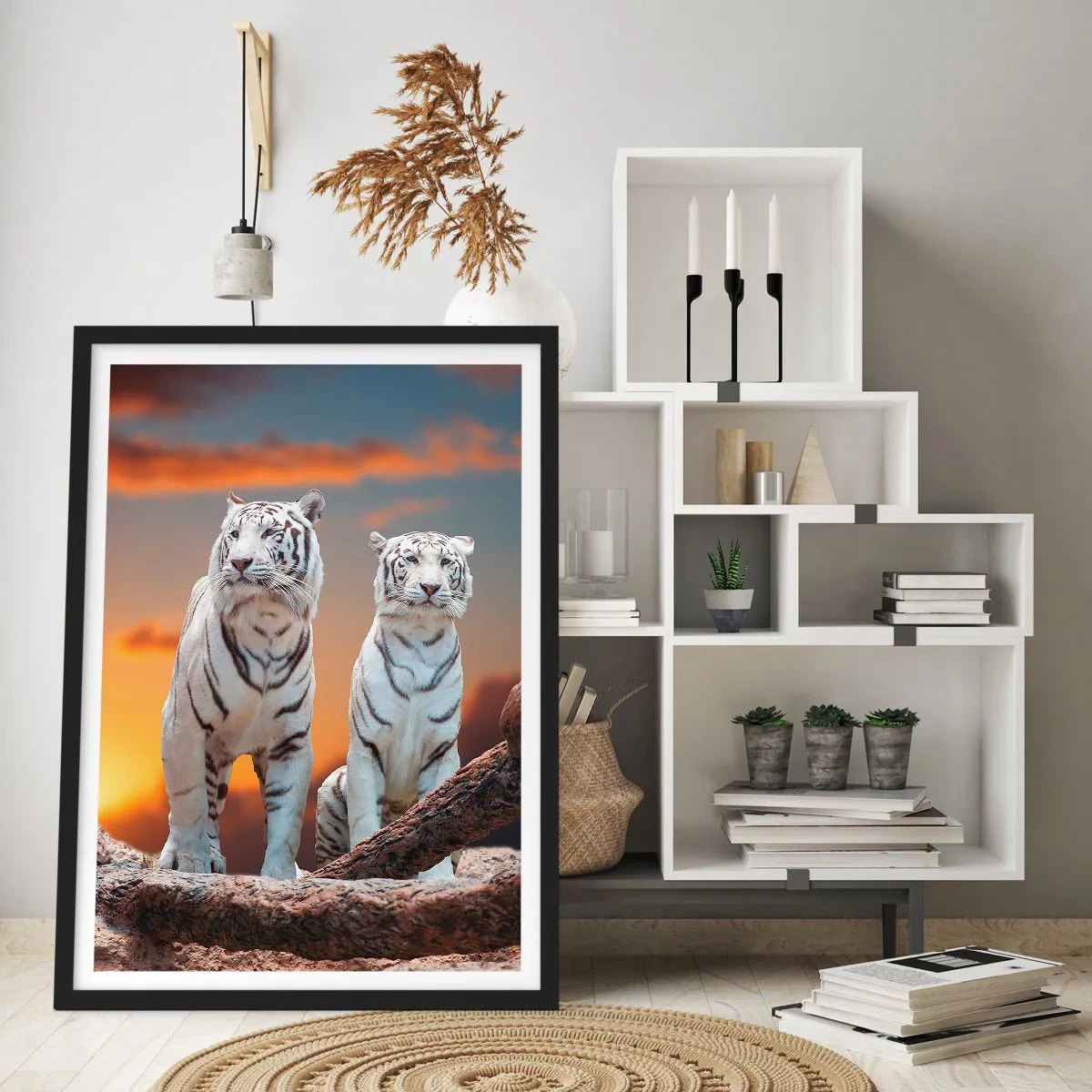 Poster in einem schwarzem Rahmen - Genau wie Narnia - 61x91 cm