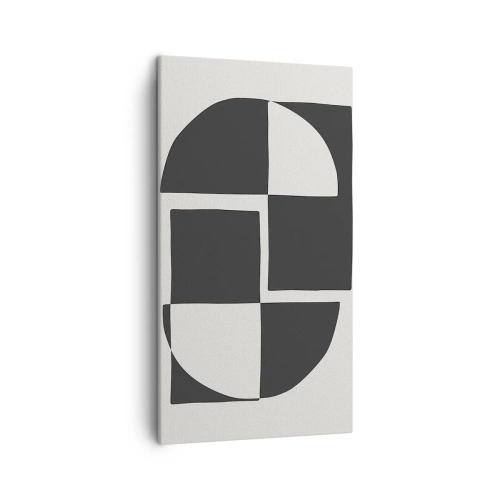 Bild auf Leinwand - Leinwandbild - Antithese - Synthese - 45x80 cm