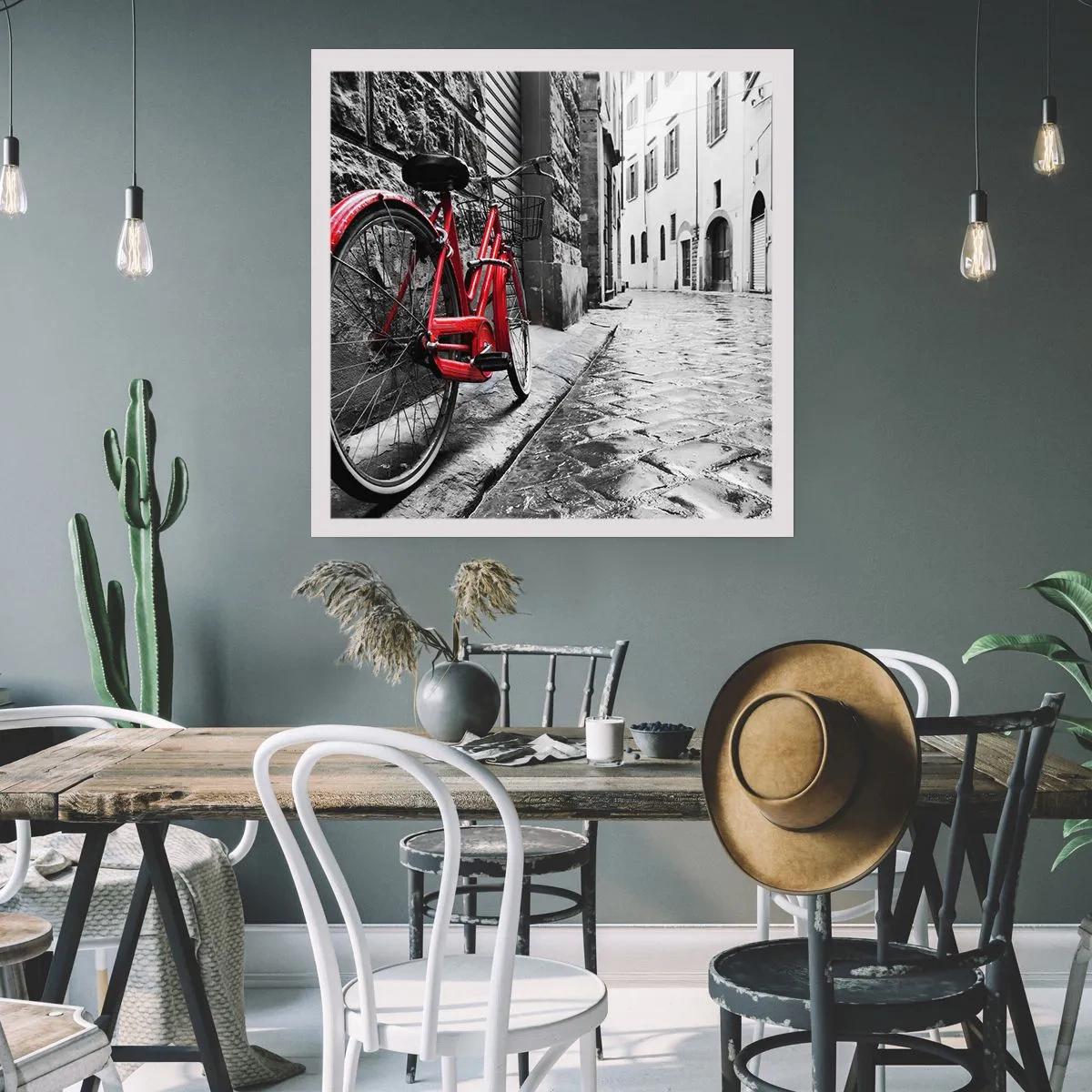 Poster - Wahre Schönheit wird nicht alt - 40x40 cm