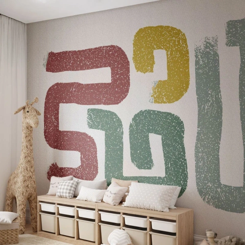 Fototapete Standard Eco - In einer unbekannten Sprache - Stück, Minimalismus, Herumrollen - 350x256 cm