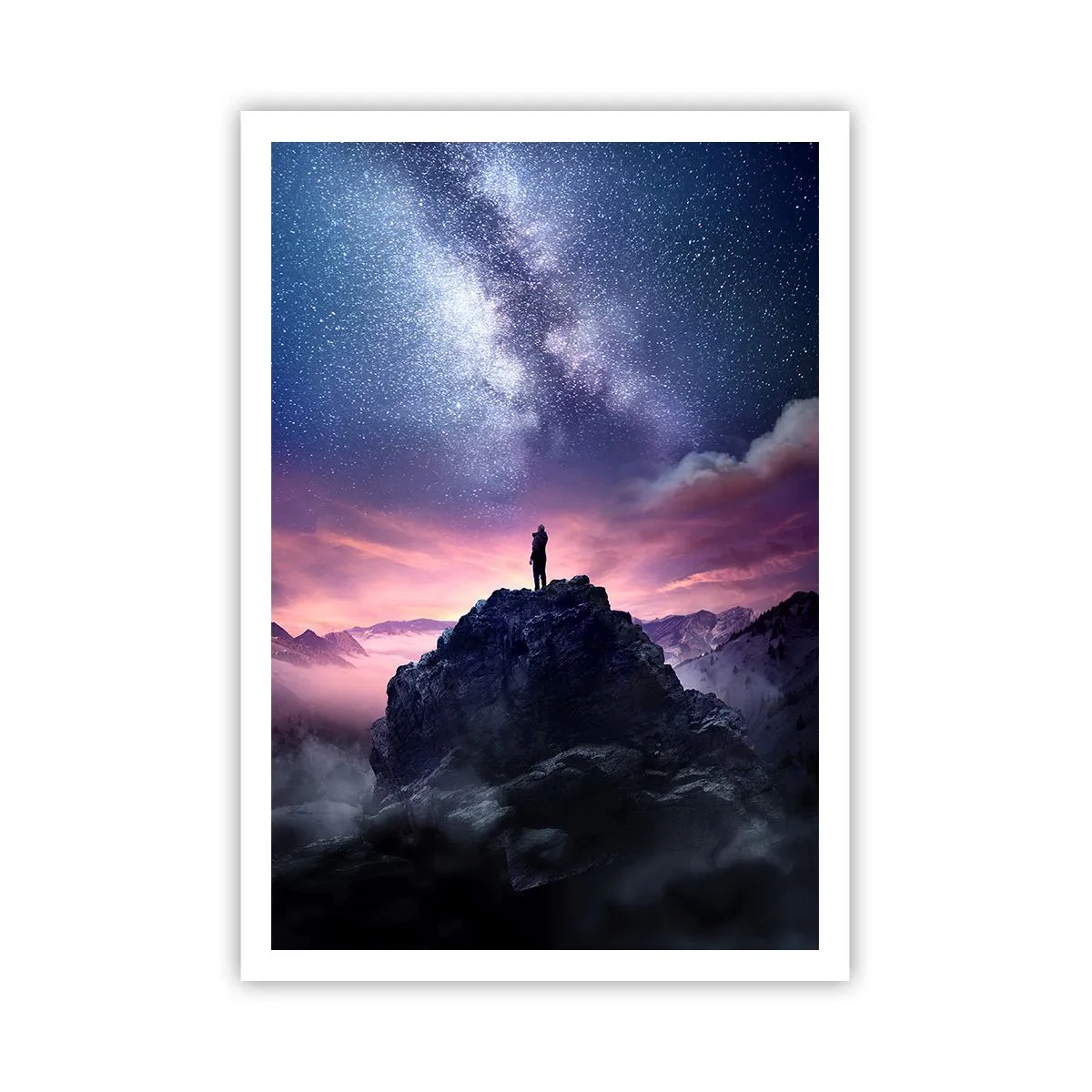 Poster - Und er fühlte das Leben - 70x100 cm