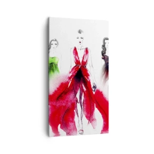 Bild auf Leinwand - Leinwandbild - Stimmungen für Kostüme - 45x80 cm