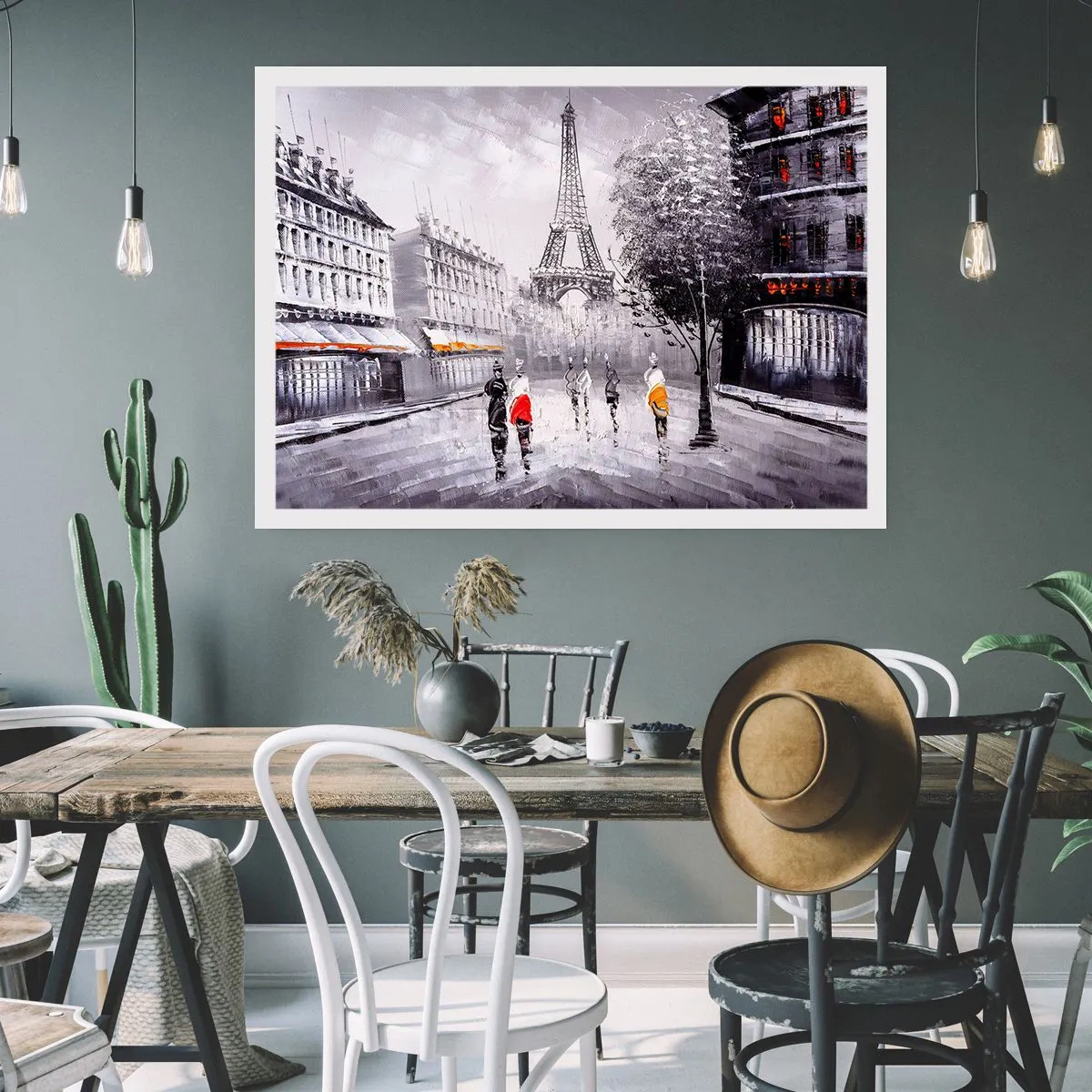 Poster - Pariser Spaziergang - 40x30 cm