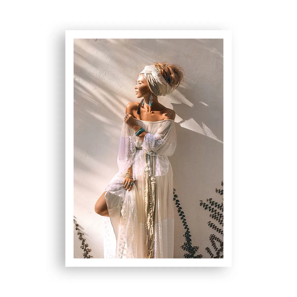 Poster - Die Sonne und das Mädchen - 70x100 cm