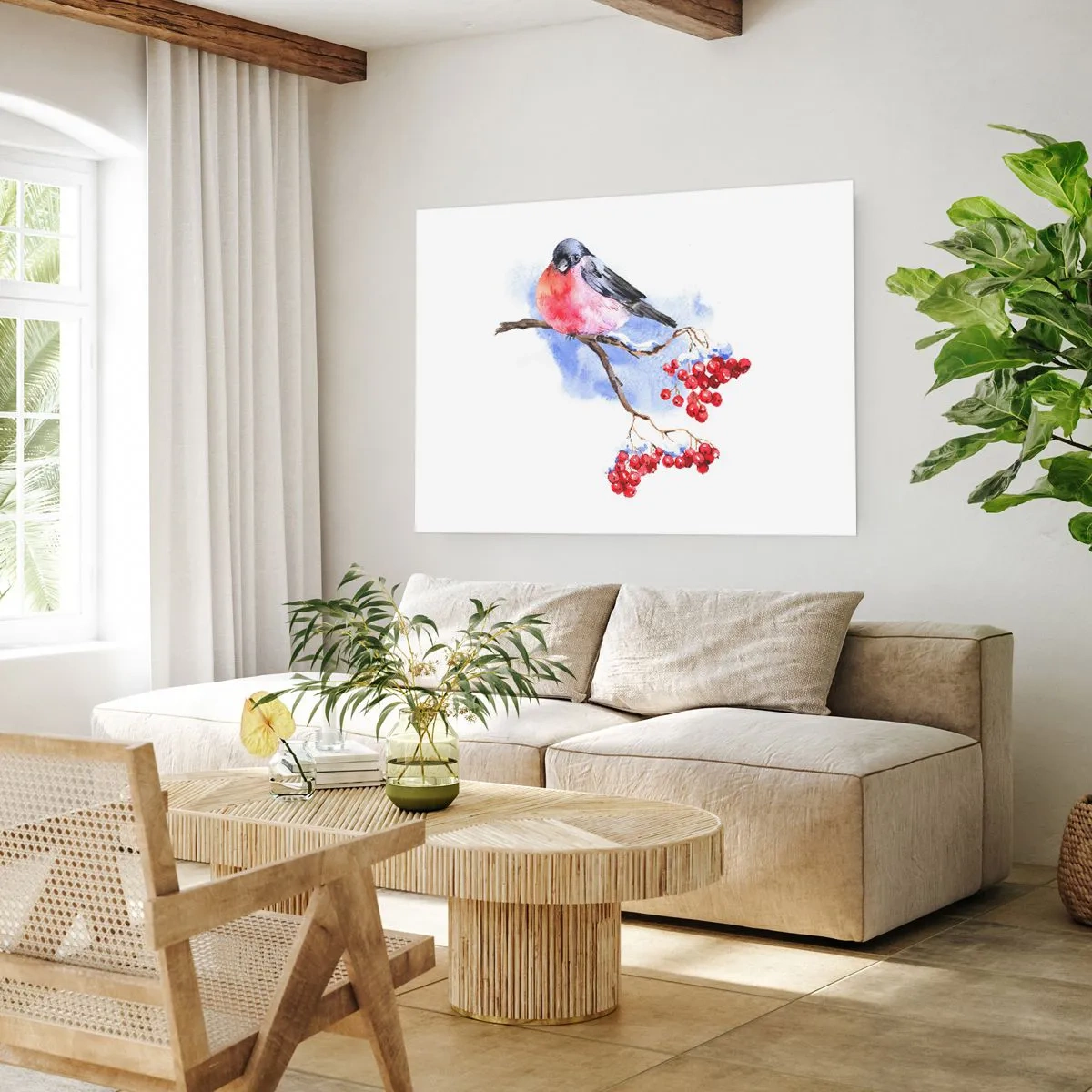 Poster - Winter in Farbe - 50x40 cm