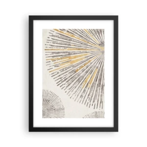 Poster in einem schwarzem Rahmen - Schönheit des Strahls - 30x40 cm