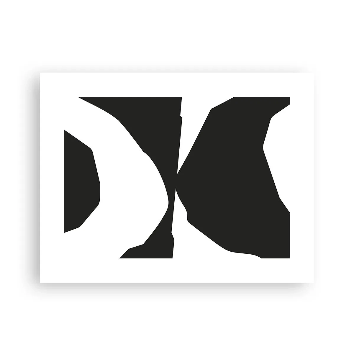 Poster - Positiv negativ - 40x30 cm