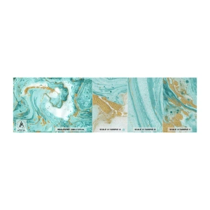 Fototapeten Muster Premium Canvas - Unter der großen Welle der Edo-Ära - Abstraktion, Stück, Grafik - 100x30 cm