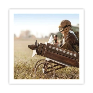 Poster - Start in Richtung eines Traums - 60x60 cm