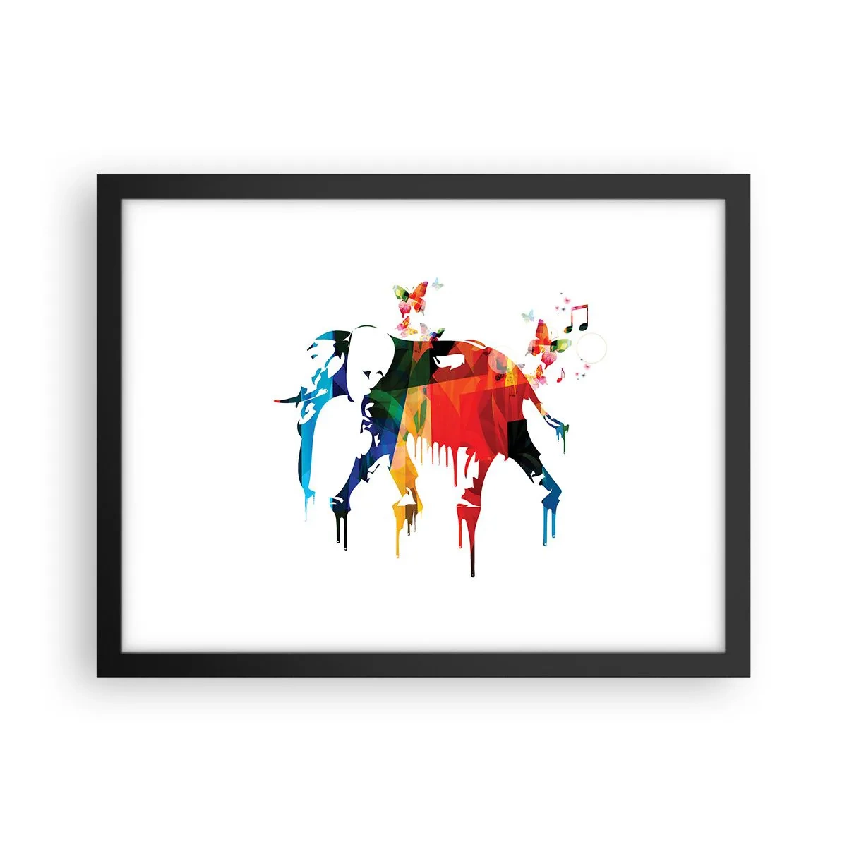 Poster in einem schwarzem Rahmen - Jeder kann tanzen - 40x30 cm