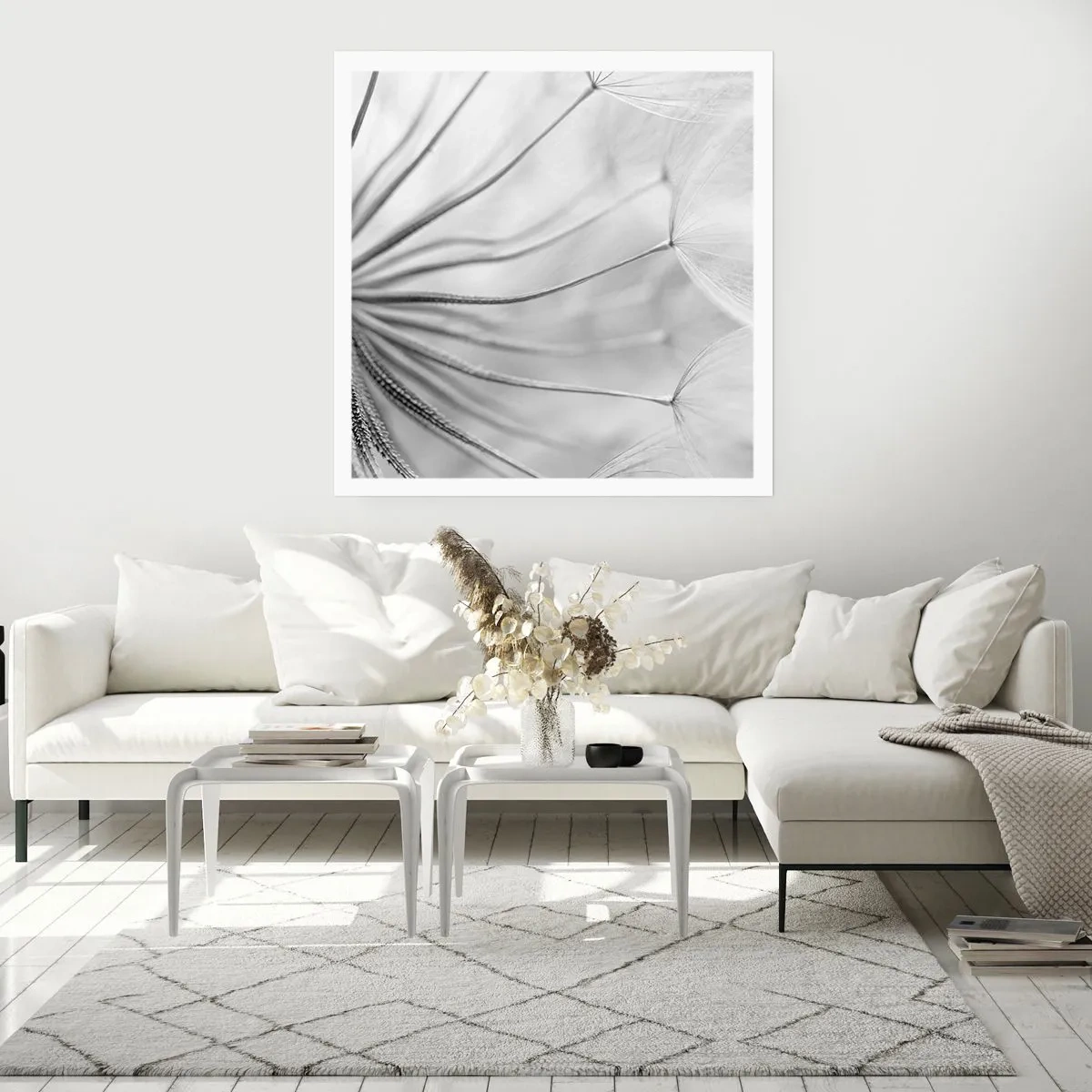 Poster - Löwenzahn, Drachen - 30x30 cm