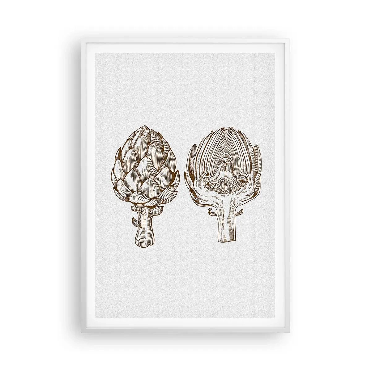 Poster in einem weißen Rahmen - Anatomie-Lektion - 70x100 cm