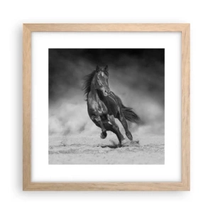 Poster in einem Rahmen aus heller Eiche - Würdig des Emirs selbst - 30x30 cm