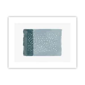 Poster - Auf Blau gewachsen - 40x30 cm