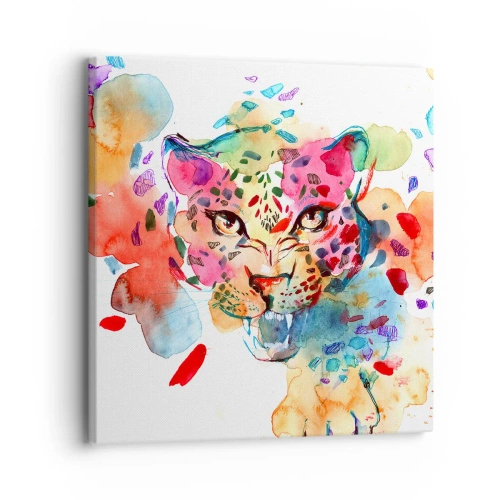 Bild auf Leinwand - Leinwandbild - Die Schöne und das Biest - 30x30 cm