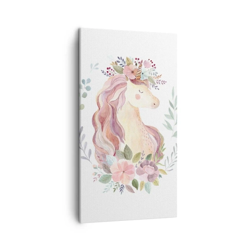 Bild auf Leinwand - Leinwandbild - Eine Einladung in die Welt der Märchen - 45x80 cm