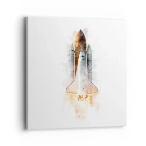 Bild auf Leinwand - Leinwandbild - Entdecker für den Anfang - 30x30 cm