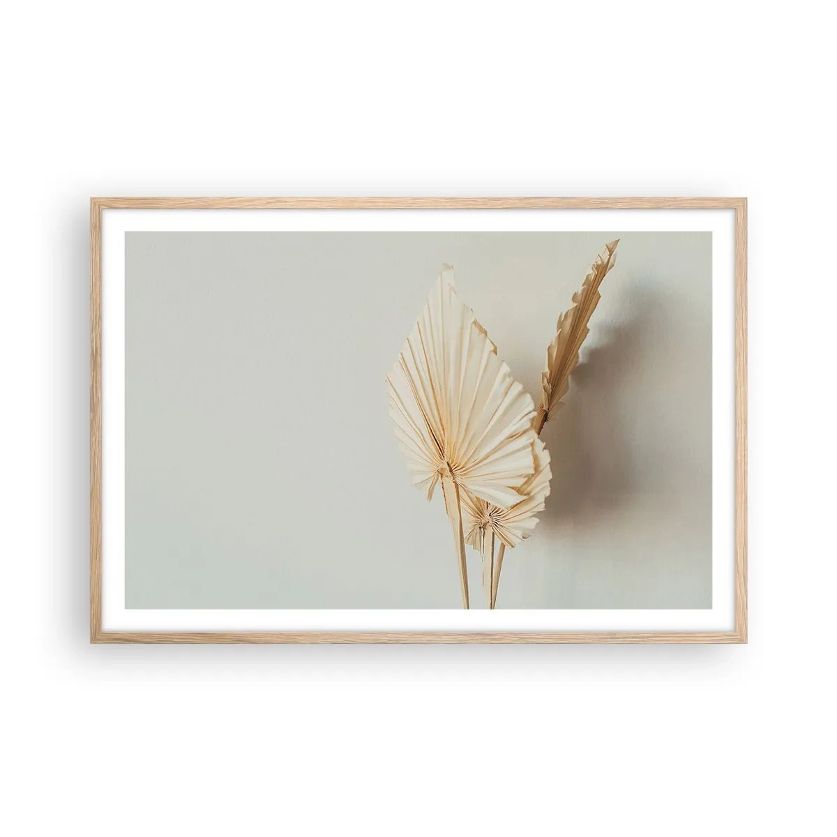 Poster in einem Rahmen aus heller Eiche - Wenn Sie Erleichterung brauchen - 91x61 cm