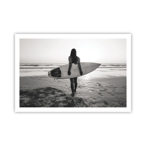 Poster - Die Tochter der Meereswelle - 91x61 cm