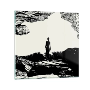 Glasbild - Bild auf glas - Neuer Blick - 30x30 cm