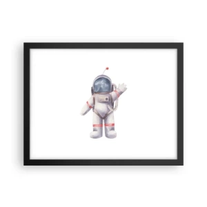 Poster in einem schwarzem Rahmen - Bis dann! - 40x30 cm