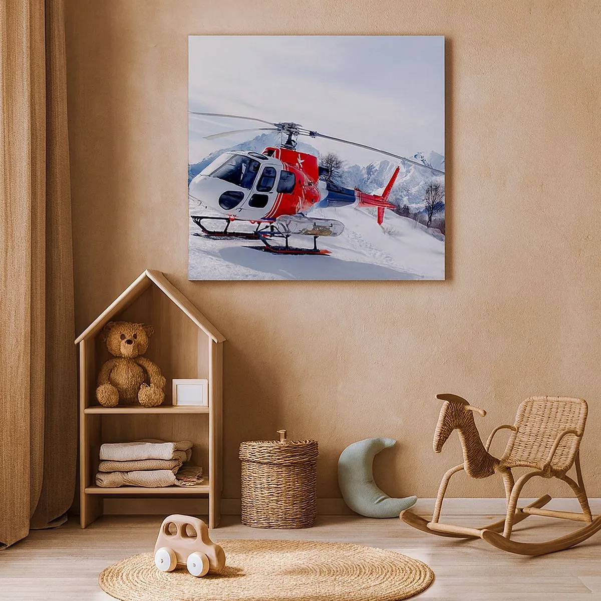 Bild auf Leinwand - Leinwandbild - Immer bereit - 30x30 cm