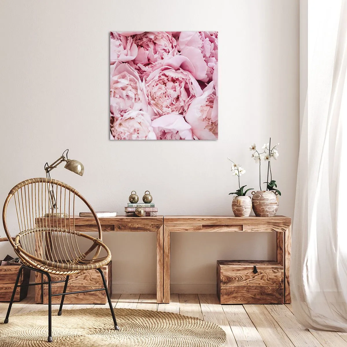 Bild auf Leinwand - Leinwandbild - Anschmiegsam und duftend - 50x50 cm