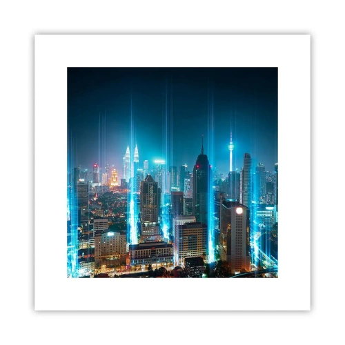 Poster - Auf Berliner Art gegen den Himmel - 30x30 cm