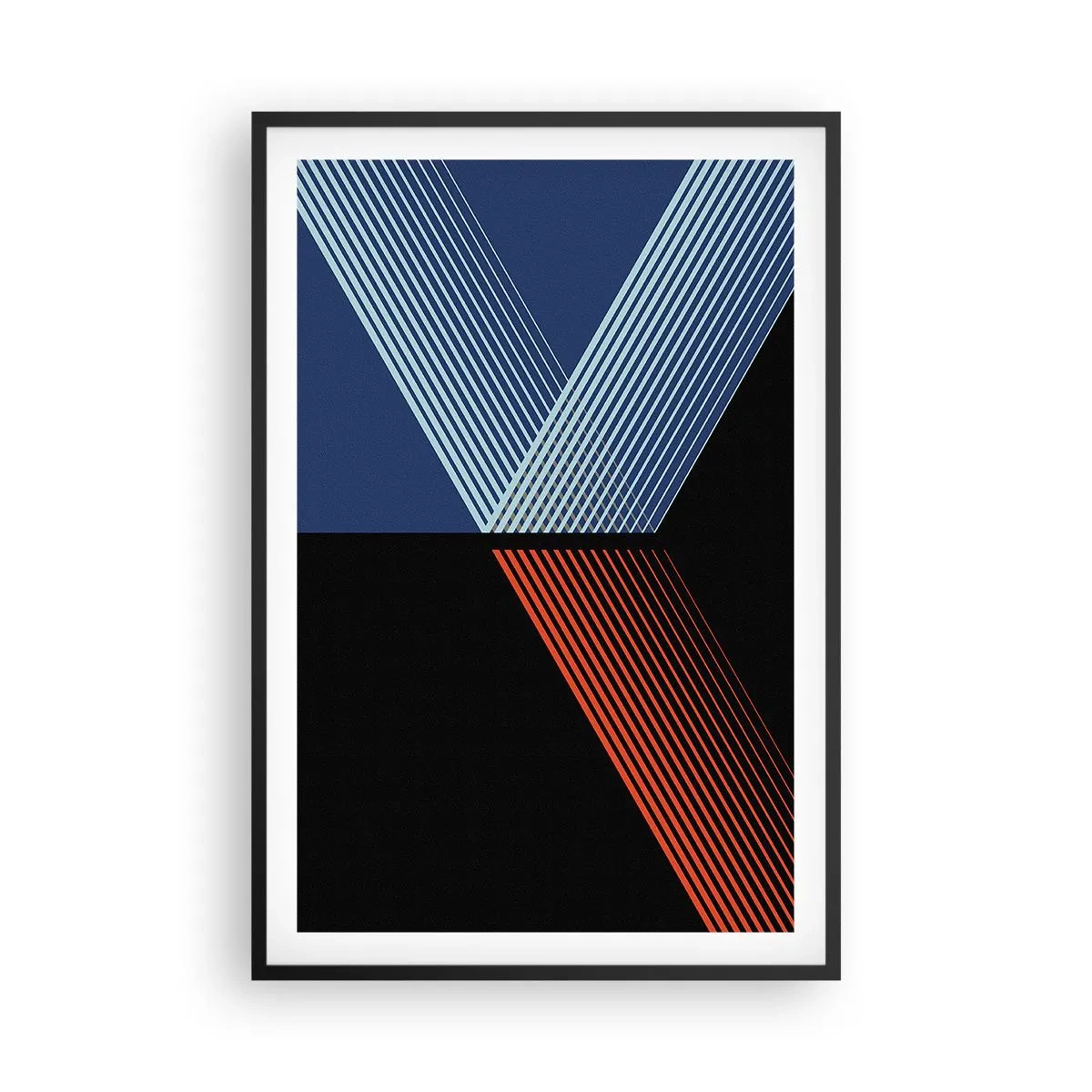 Poster in einem schwarzem Rahmen - Eine einfache Geschichte - 61x91 cm