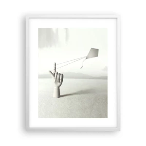 Poster in einem weißen Rahmen - Kraftprobe - 40x50 cm