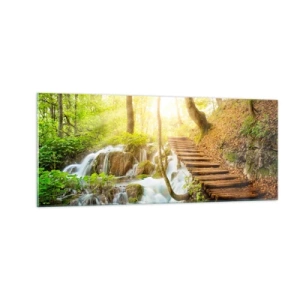 Glasbild - Bild auf glas - Eine ersehnte Kühle - 100x40 cm