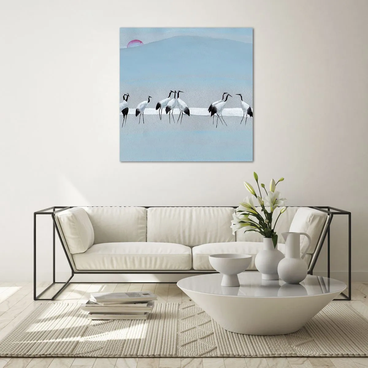 Glasbild - Bild auf glas - Nach einem heißen Tag - 40x40 cm