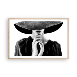 Poster in einem Rahmen aus heller Eiche - Versteckte Schönheit - 91x61 cm