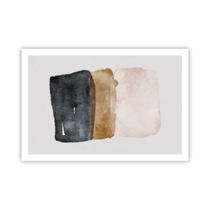 Poster - Die Komposition der Farben der Erde - 91x61 cm