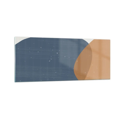 Glasbild - Bild auf glas - Ovale und Einflüsse - 100x40 cm