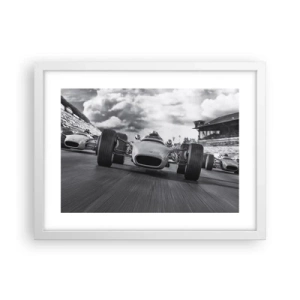 Poster in einem weißen Rahmen - Power ist da! - 40x30 cm