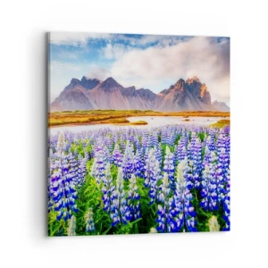 Bild auf Leinwand - Leinwandbild - Kraft und Strenge neben Sanftmut - 70x70 cm