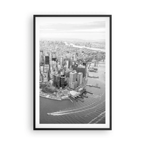 Poster in einem schwarzem Rahmen - Und wie kann es man nicht lieben? - 61x91 cm