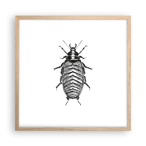 Poster in einem Rahmen aus heller Eiche - Was für ein Exemplar! - 50x50 cm